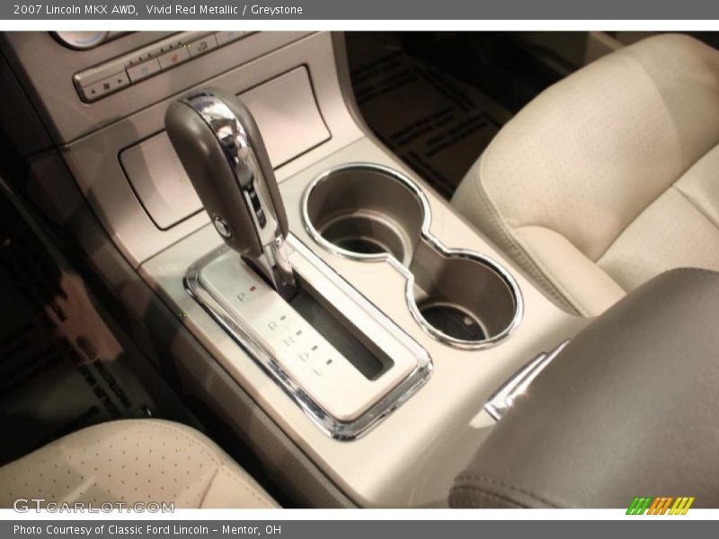 Vivid Red Metallic / Greystone 2007 Lincoln MKX AWD