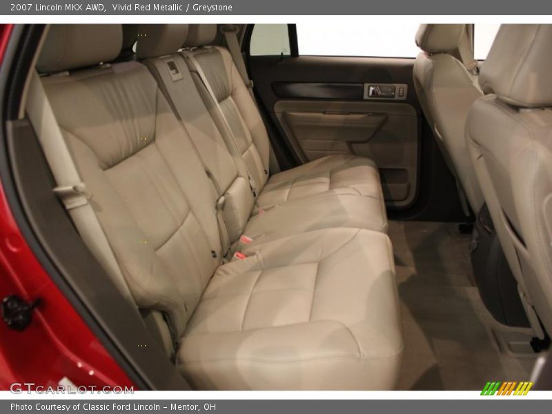 Vivid Red Metallic / Greystone 2007 Lincoln MKX AWD