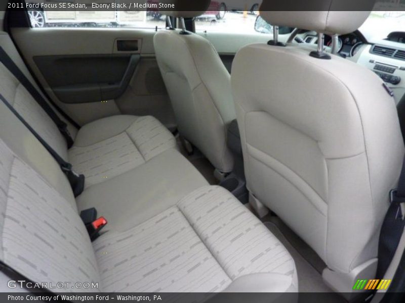 Ebony Black / Medium Stone 2011 Ford Focus SE Sedan