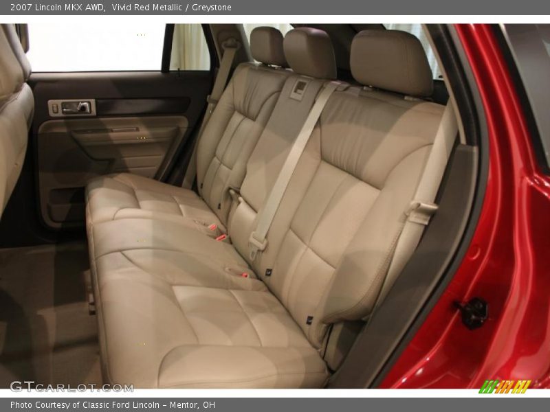 Vivid Red Metallic / Greystone 2007 Lincoln MKX AWD