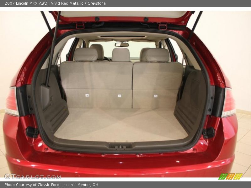 Vivid Red Metallic / Greystone 2007 Lincoln MKX AWD