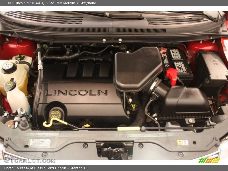 Vivid Red Metallic / Greystone 2007 Lincoln MKX AWD