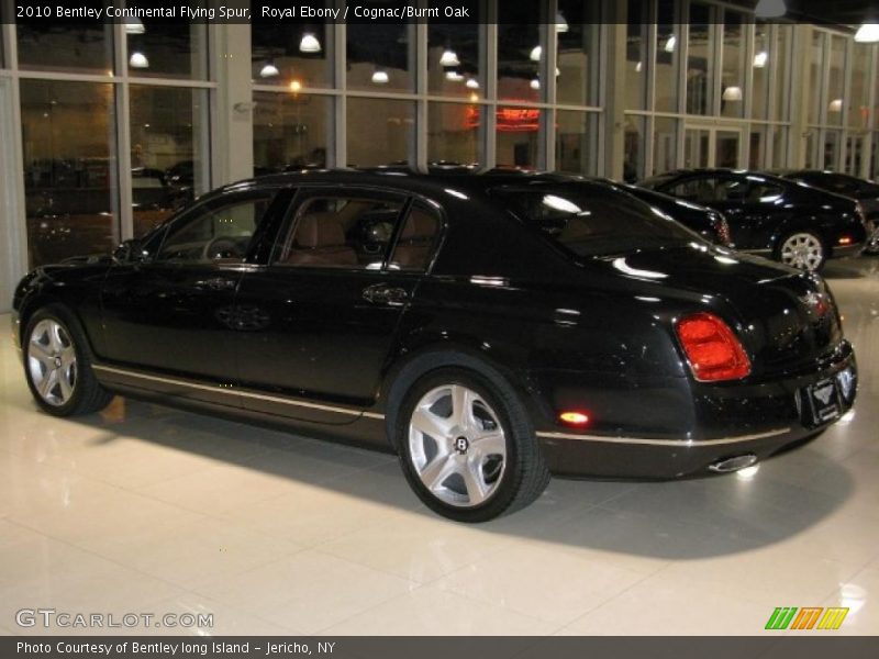 Royal Ebony / Cognac/Burnt Oak 2010 Bentley Continental Flying Spur