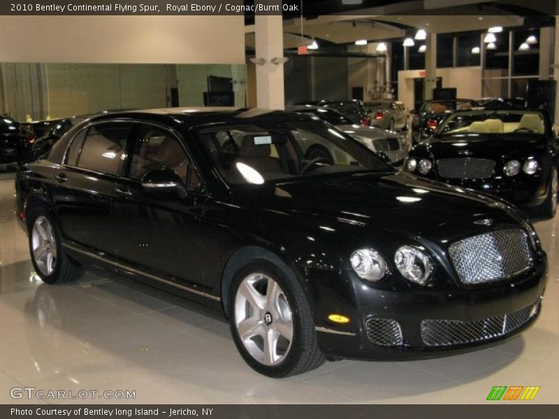 Royal Ebony / Cognac/Burnt Oak 2010 Bentley Continental Flying Spur