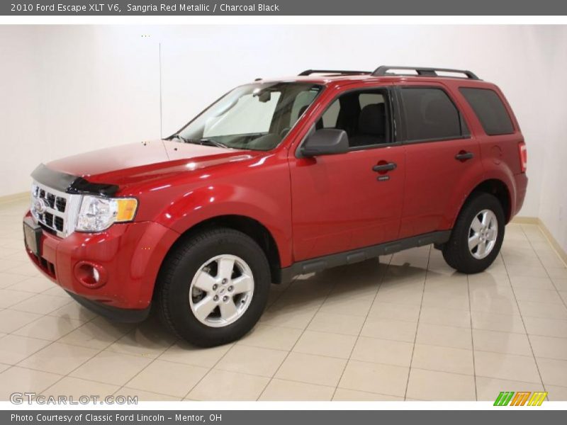 Sangria Red Metallic / Charcoal Black 2010 Ford Escape XLT V6