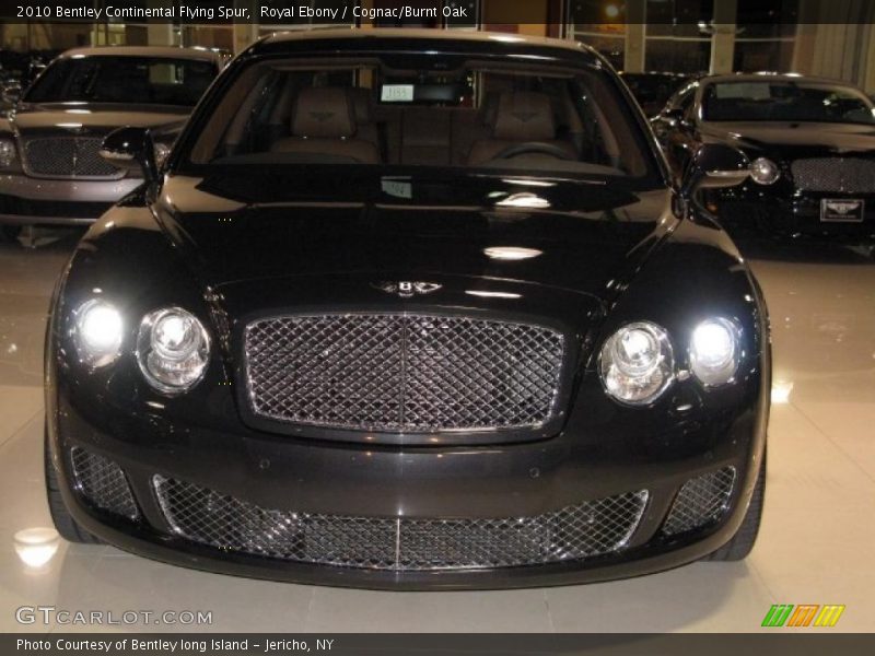 Royal Ebony / Cognac/Burnt Oak 2010 Bentley Continental Flying Spur
