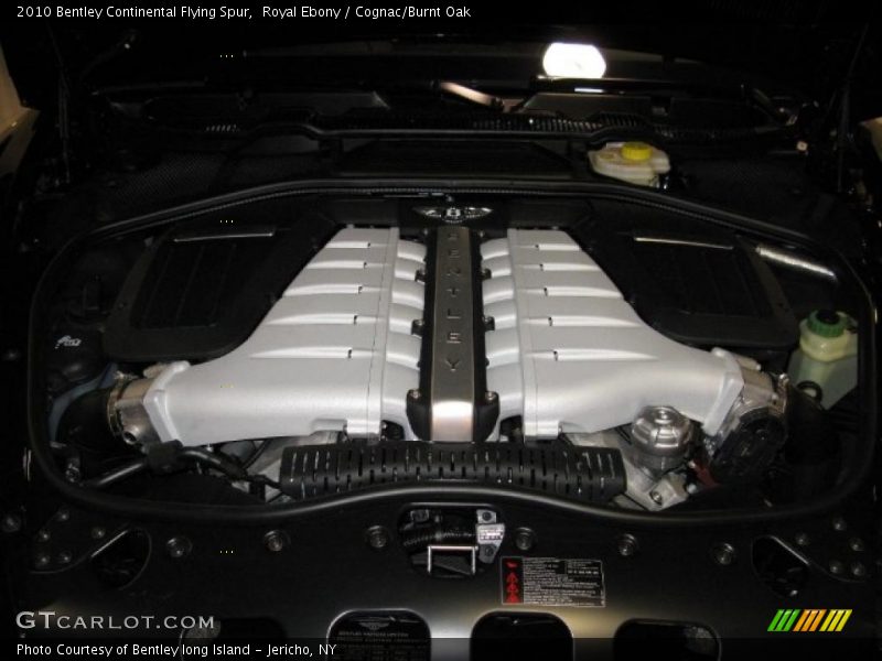  2010 Continental Flying Spur  Engine - 6.0 Liter Twin-Turbocharged DOHC 48-Valve VVT W12