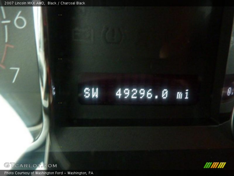 Black / Charcoal Black 2007 Lincoln MKX AWD