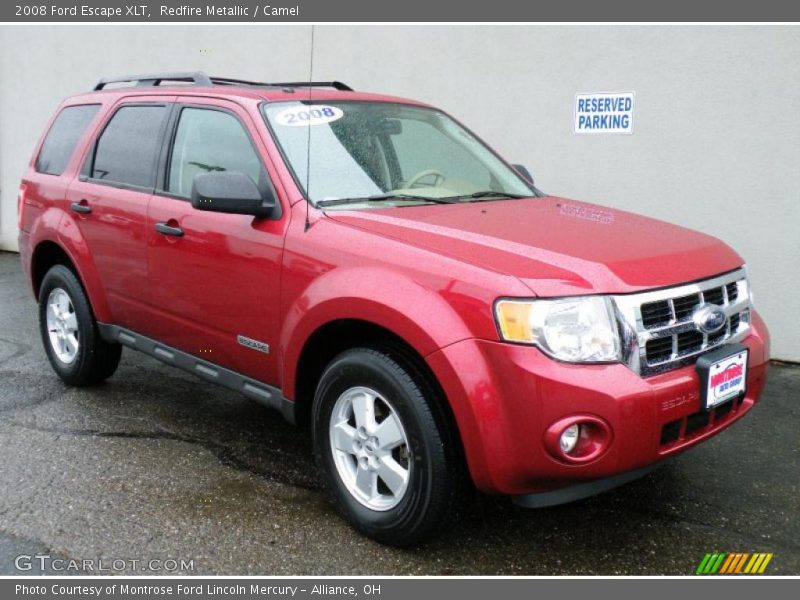 Redfire Metallic / Camel 2008 Ford Escape XLT