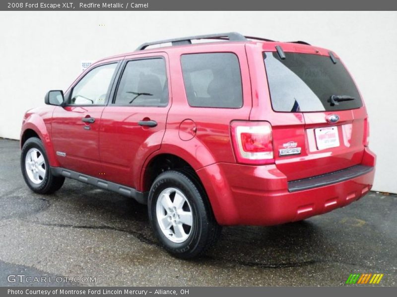 Redfire Metallic / Camel 2008 Ford Escape XLT