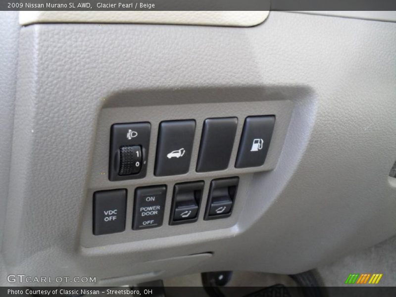 Glacier Pearl / Beige 2009 Nissan Murano SL AWD
