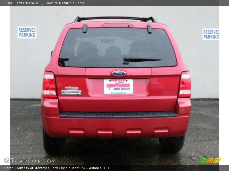 Redfire Metallic / Camel 2008 Ford Escape XLT