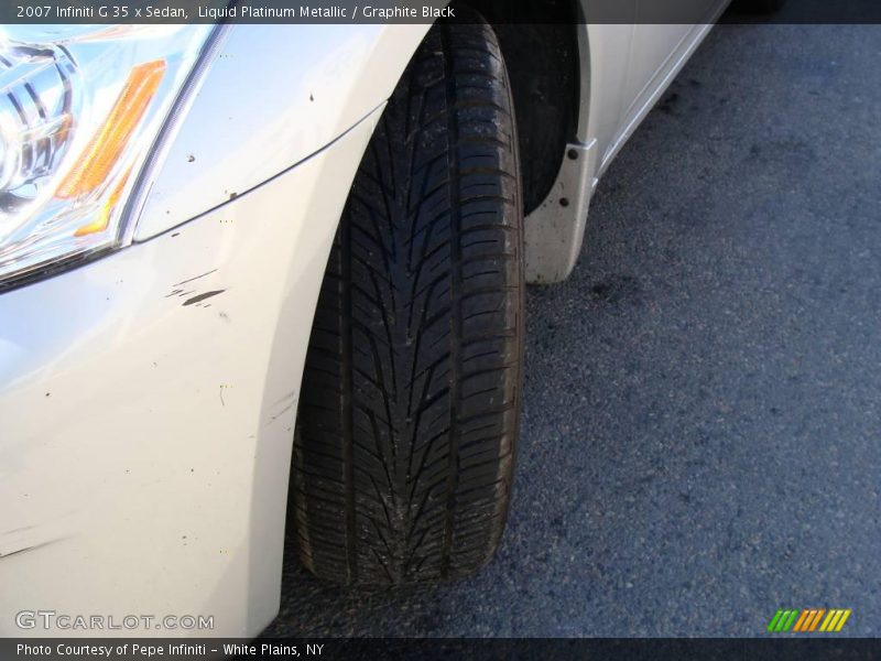 Liquid Platinum Metallic / Graphite Black 2007 Infiniti G 35 x Sedan