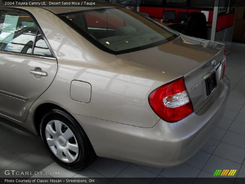 Desert Sand Mica / Taupe 2004 Toyota Camry LE