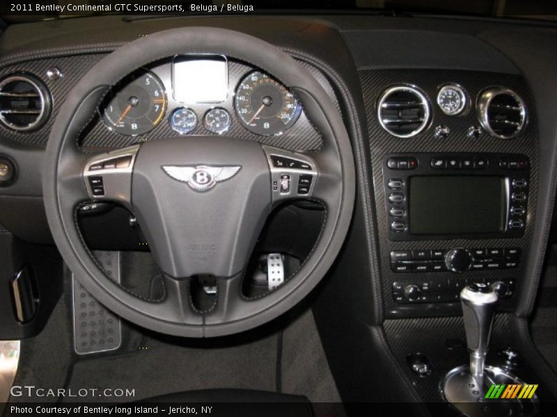 Dashboard of 2011 Continental GTC Supersports