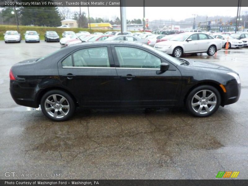 Tuxedo Black Metallic / Camel 2010 Mercury Milan V6 Premier