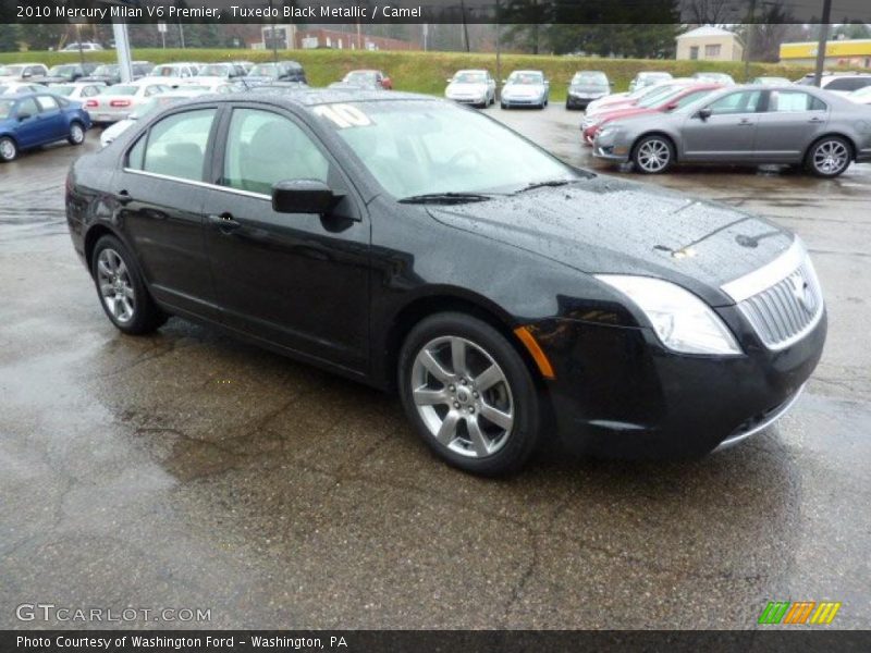 Tuxedo Black Metallic / Camel 2010 Mercury Milan V6 Premier