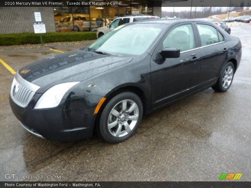 Tuxedo Black Metallic / Camel 2010 Mercury Milan V6 Premier