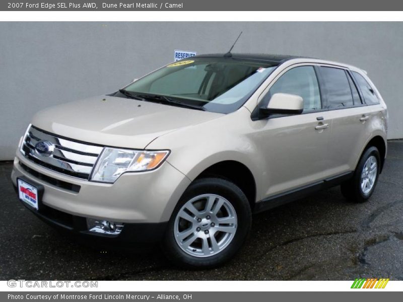 Dune Pearl Metallic / Camel 2007 Ford Edge SEL Plus AWD