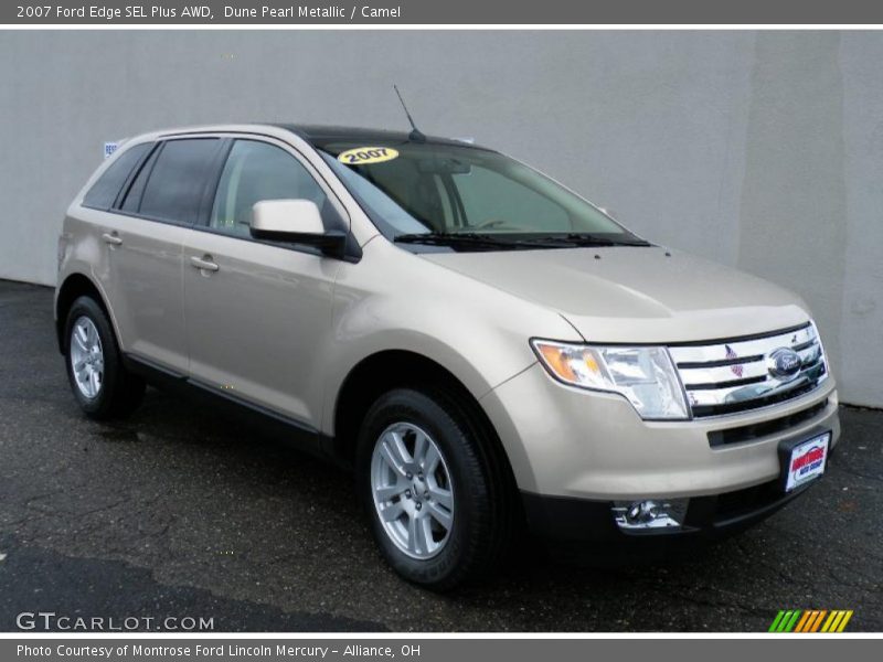 Dune Pearl Metallic / Camel 2007 Ford Edge SEL Plus AWD