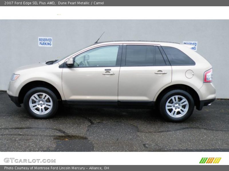 Dune Pearl Metallic / Camel 2007 Ford Edge SEL Plus AWD