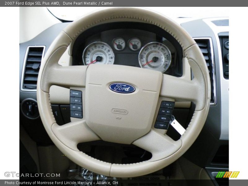 Dune Pearl Metallic / Camel 2007 Ford Edge SEL Plus AWD