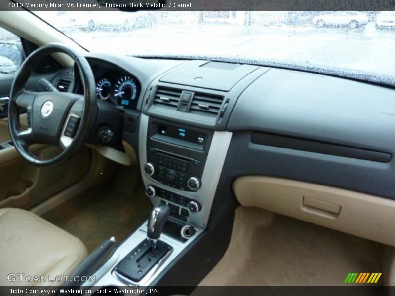 Tuxedo Black Metallic / Camel 2010 Mercury Milan V6 Premier