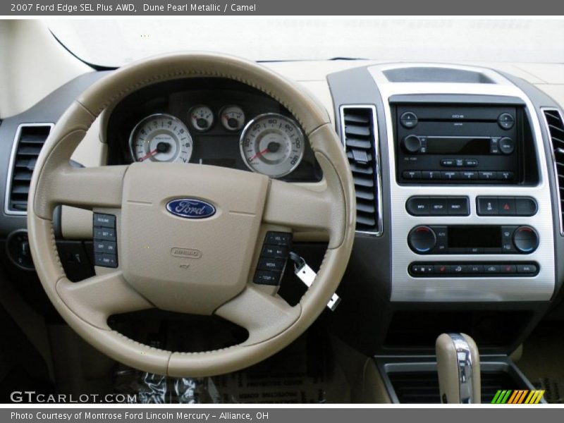 Dune Pearl Metallic / Camel 2007 Ford Edge SEL Plus AWD
