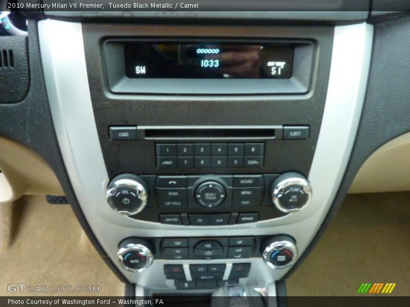 Tuxedo Black Metallic / Camel 2010 Mercury Milan V6 Premier