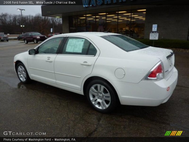 White Suede / Charcoal Black 2008 Ford Fusion SEL