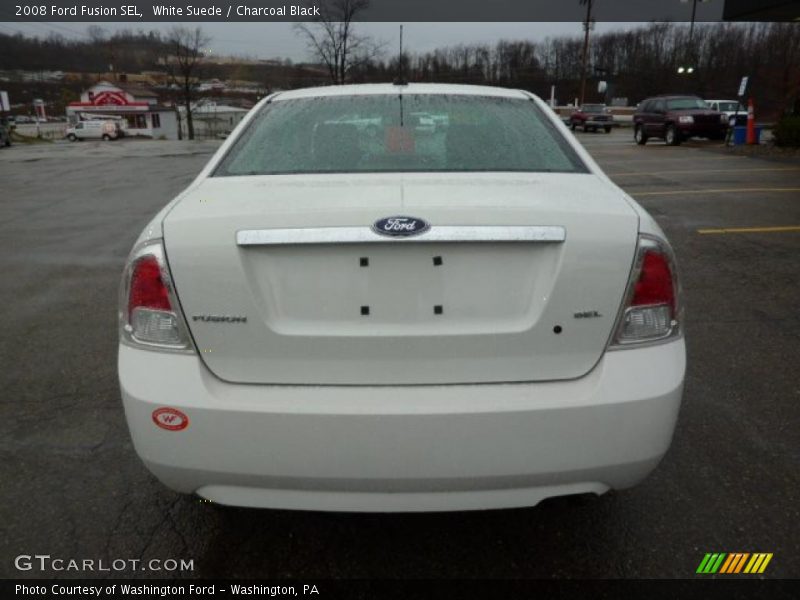White Suede / Charcoal Black 2008 Ford Fusion SEL