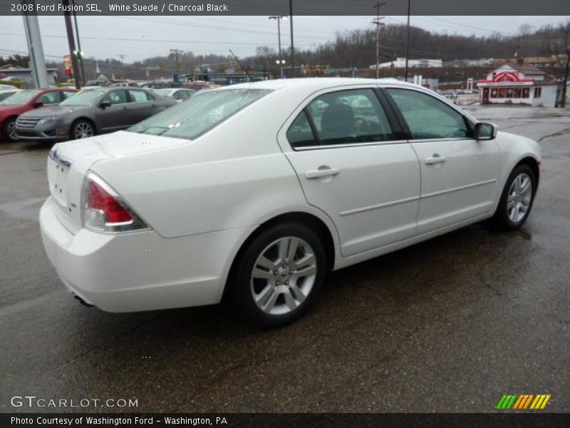White Suede / Charcoal Black 2008 Ford Fusion SEL