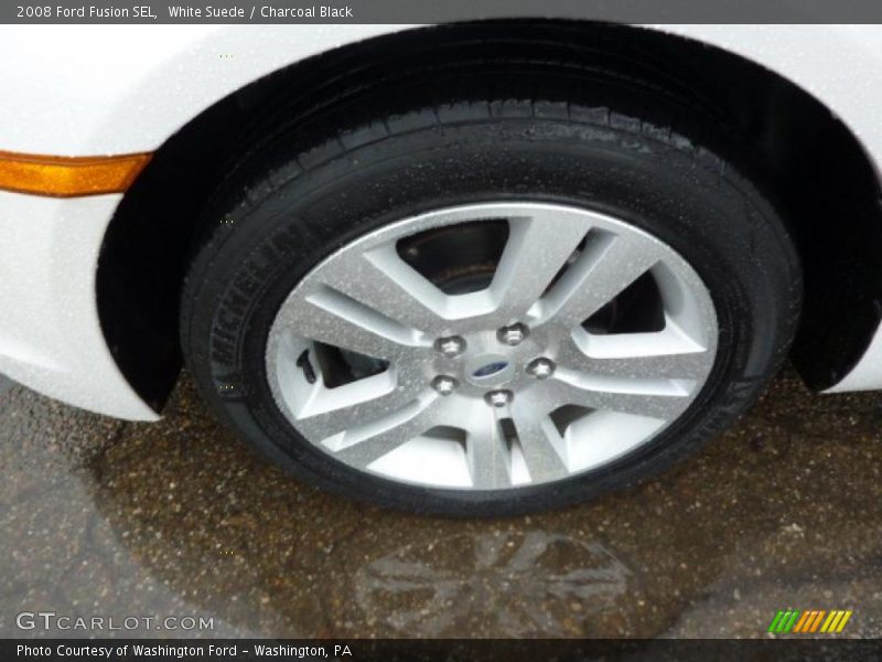 White Suede / Charcoal Black 2008 Ford Fusion SEL