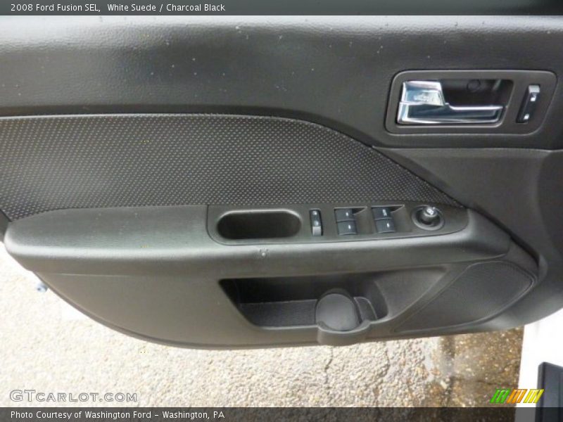 White Suede / Charcoal Black 2008 Ford Fusion SEL
