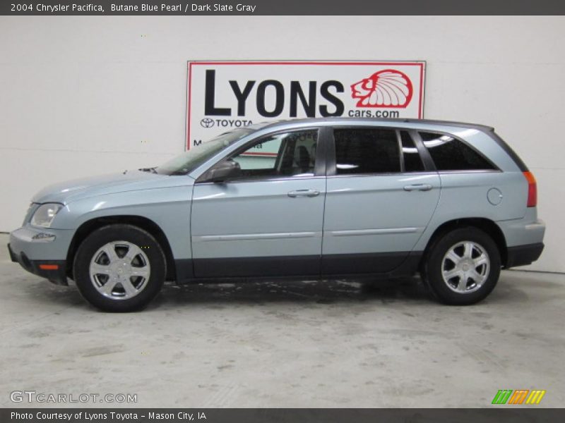 Butane Blue Pearl / Dark Slate Gray 2004 Chrysler Pacifica