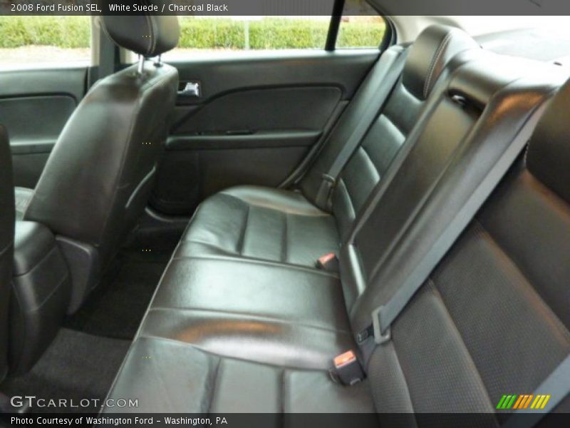 White Suede / Charcoal Black 2008 Ford Fusion SEL