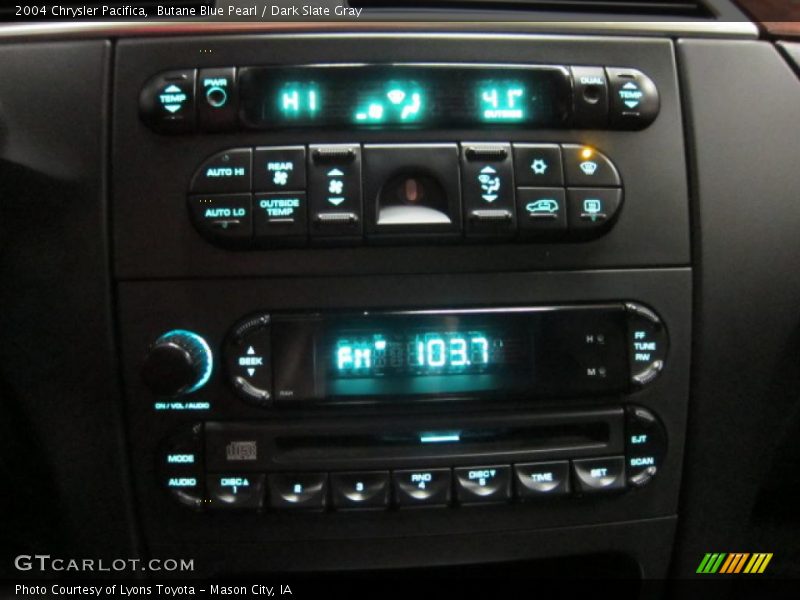 Butane Blue Pearl / Dark Slate Gray 2004 Chrysler Pacifica