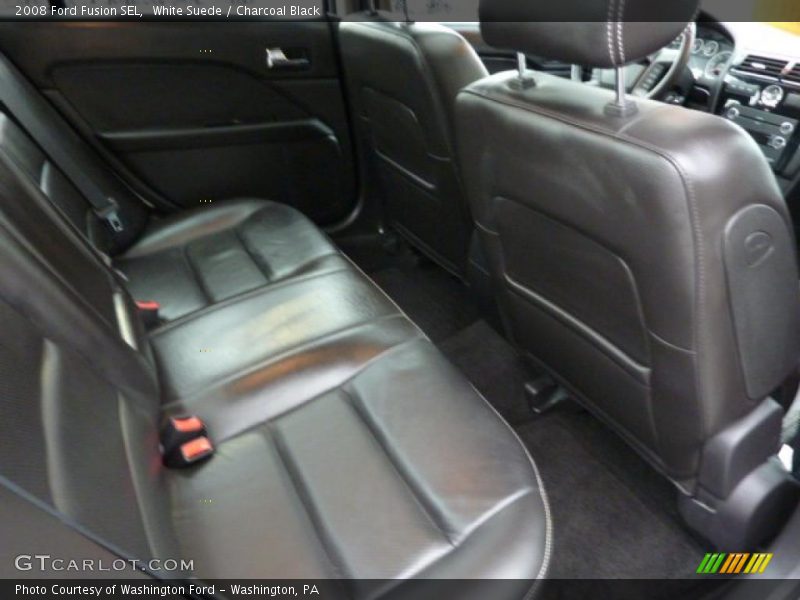 White Suede / Charcoal Black 2008 Ford Fusion SEL