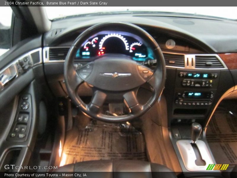Butane Blue Pearl / Dark Slate Gray 2004 Chrysler Pacifica