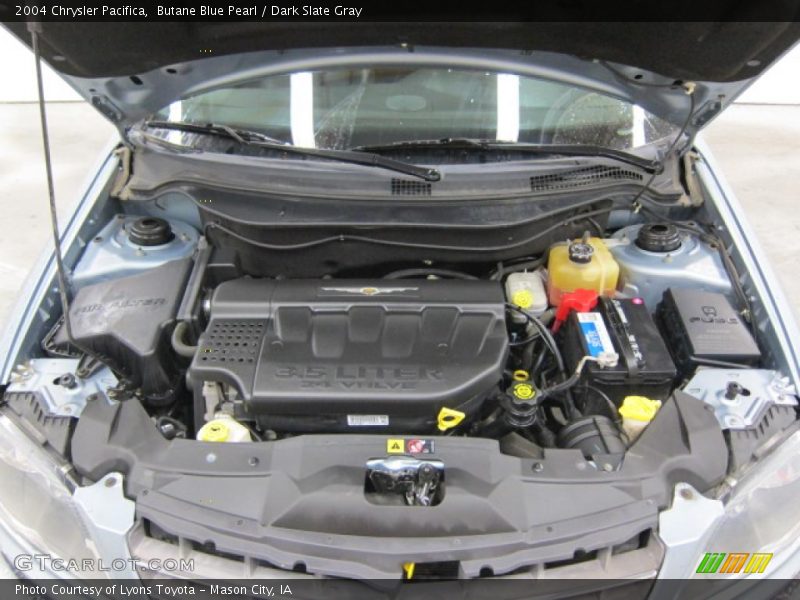 Butane Blue Pearl / Dark Slate Gray 2004 Chrysler Pacifica