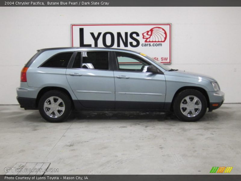 Butane Blue Pearl / Dark Slate Gray 2004 Chrysler Pacifica