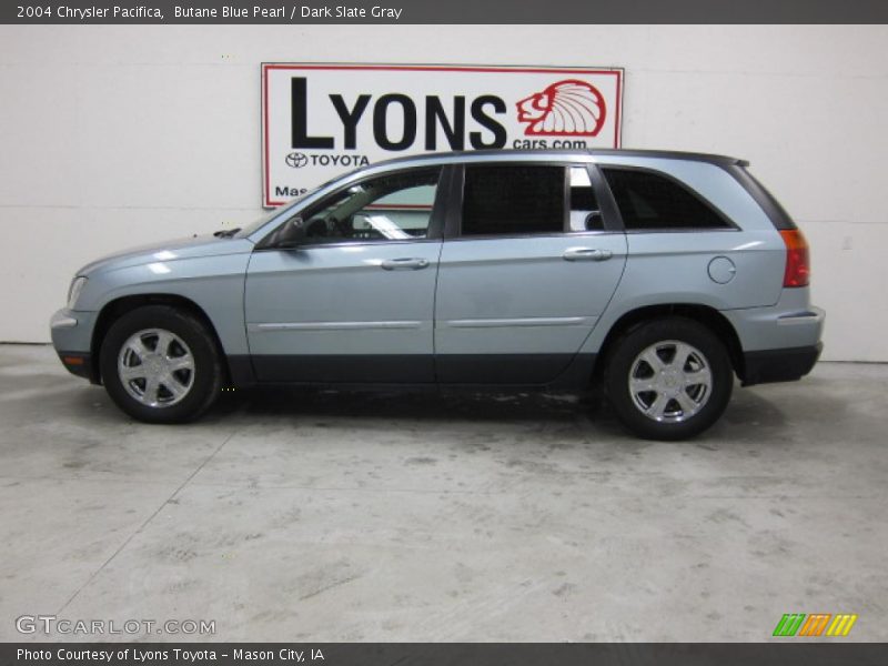 Butane Blue Pearl / Dark Slate Gray 2004 Chrysler Pacifica