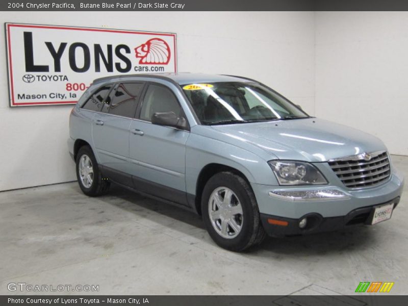 Butane Blue Pearl / Dark Slate Gray 2004 Chrysler Pacifica