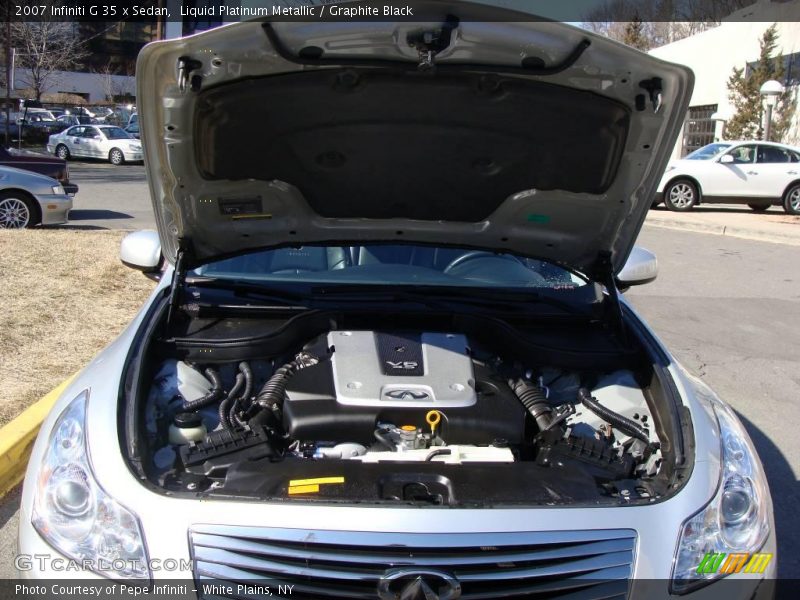 Liquid Platinum Metallic / Graphite Black 2007 Infiniti G 35 x Sedan