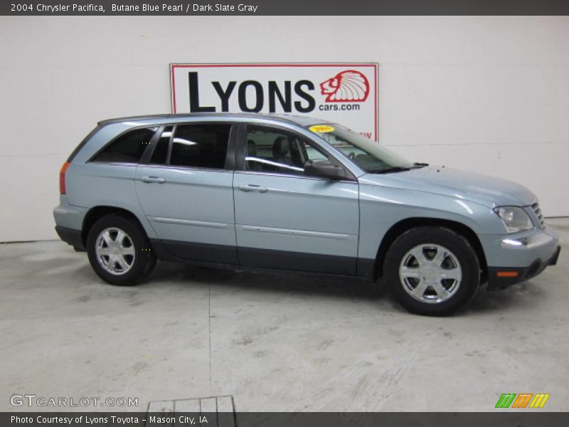 Butane Blue Pearl / Dark Slate Gray 2004 Chrysler Pacifica