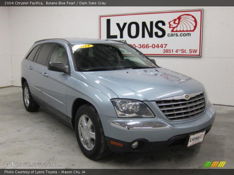 Butane Blue Pearl / Dark Slate Gray 2004 Chrysler Pacifica