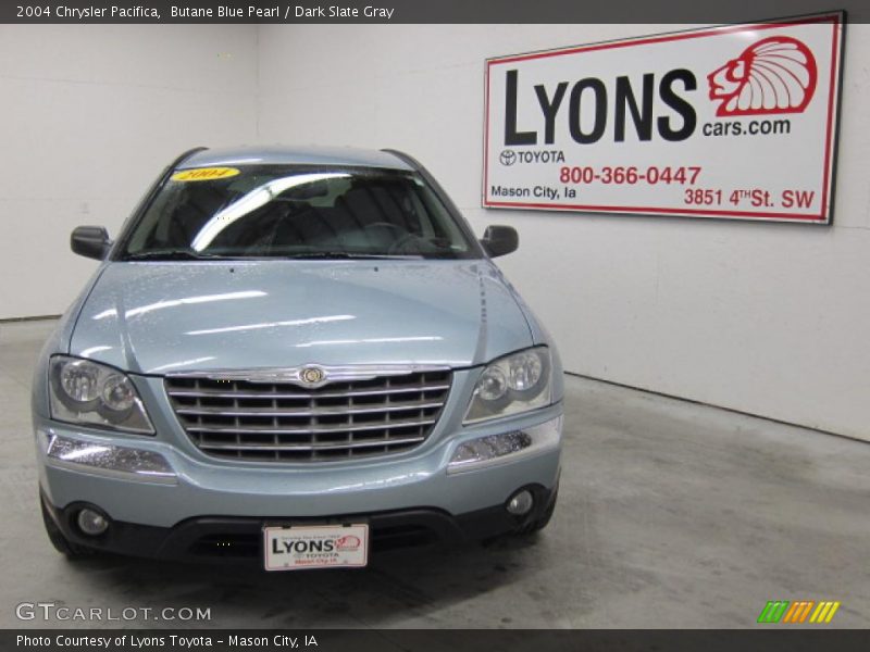 Butane Blue Pearl / Dark Slate Gray 2004 Chrysler Pacifica