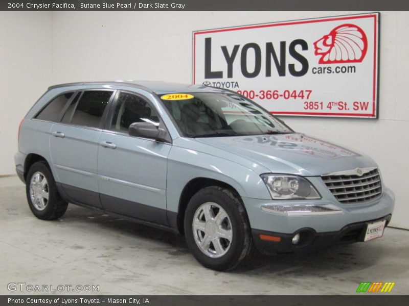 Butane Blue Pearl / Dark Slate Gray 2004 Chrysler Pacifica