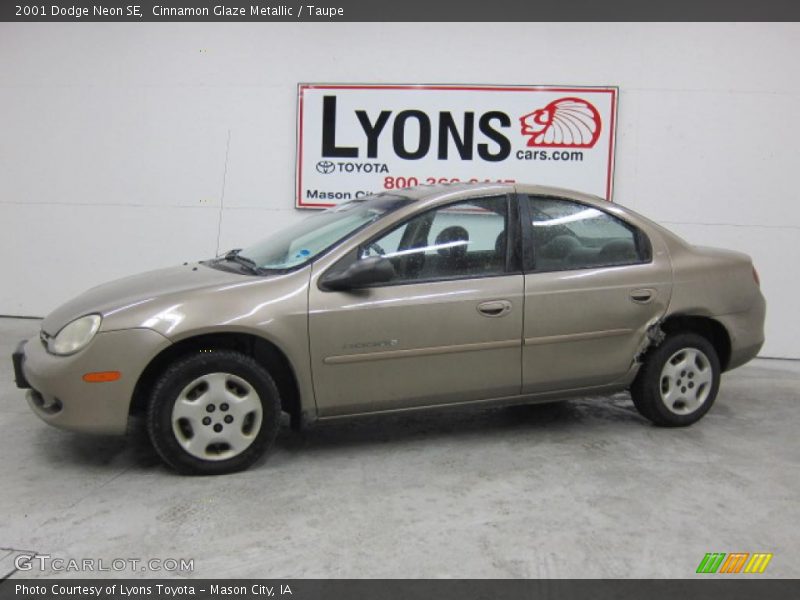 Cinnamon Glaze Metallic / Taupe 2001 Dodge Neon SE