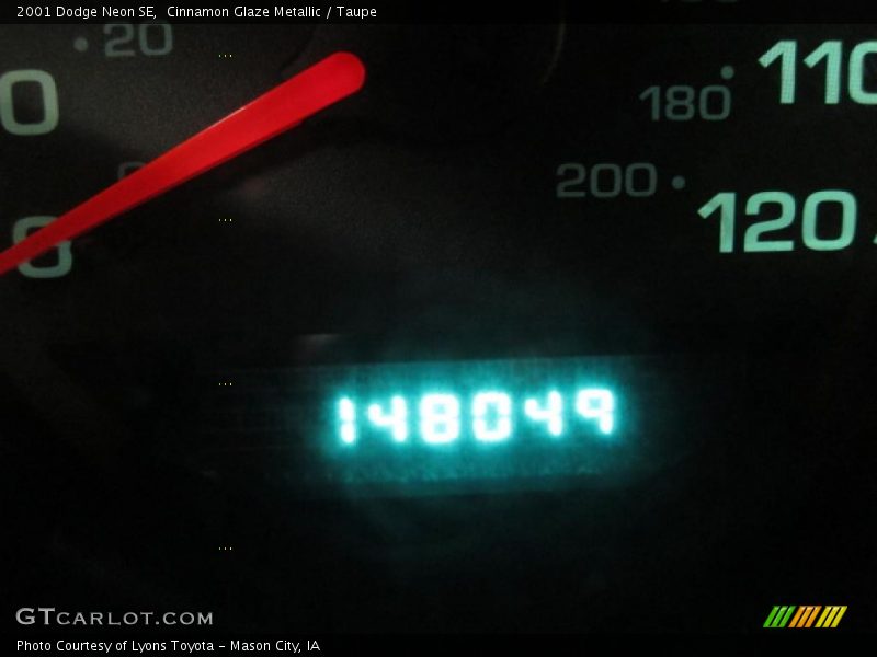 Cinnamon Glaze Metallic / Taupe 2001 Dodge Neon SE